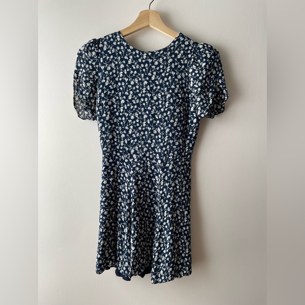 REFORMATION GRACIE MINI FLORAL DRESS